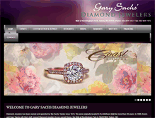 Tablet Screenshot of garysachsdiamondjewelers.com